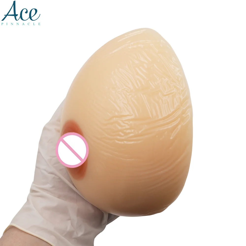 600 g/pair Silicone Breast Form SW-27 nude Custom enhancements Size huge silicone bra for shemale