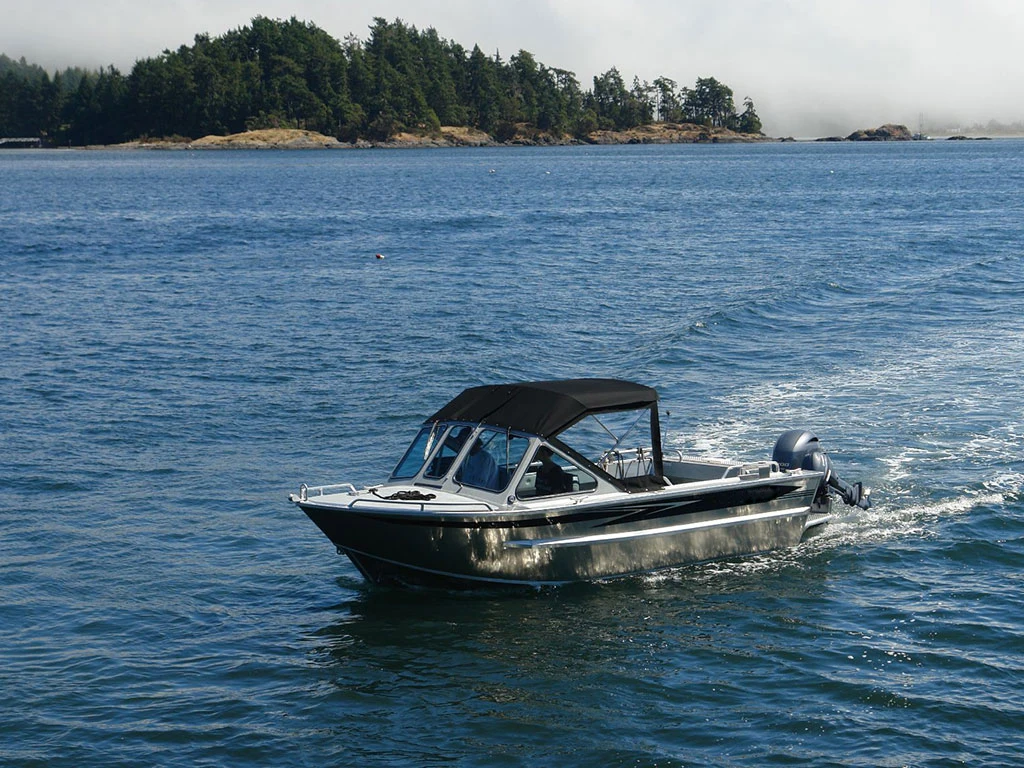 20 foot  All Welded  Soft Top Aluminum Boat