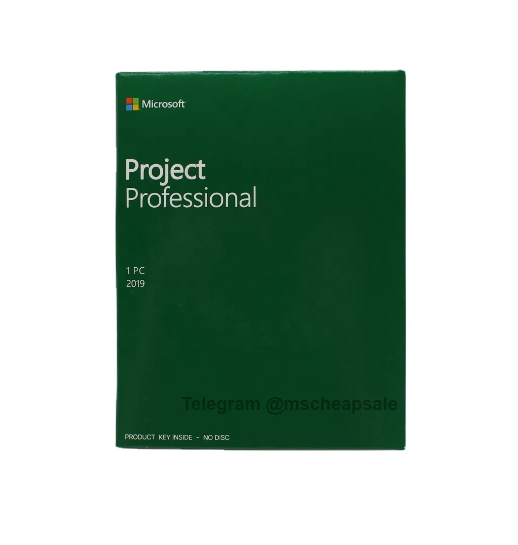 Microsoft Office Project Professional 2019 оригинальная Розничная коробка