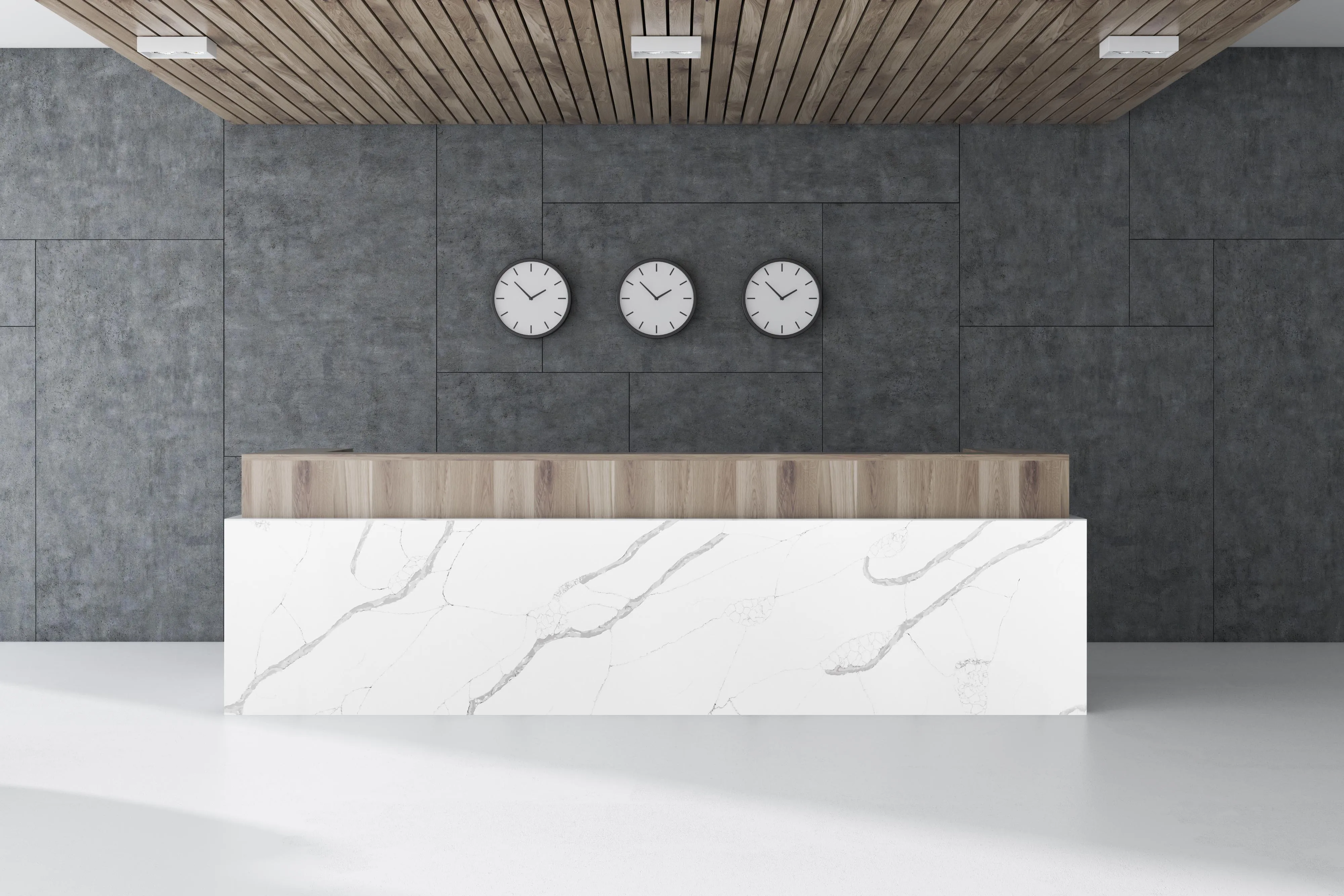 Calacatta Atlas PT 990 High quality Quartz polished Slab for Home countertops and Interior Walling Decoration from Phutai