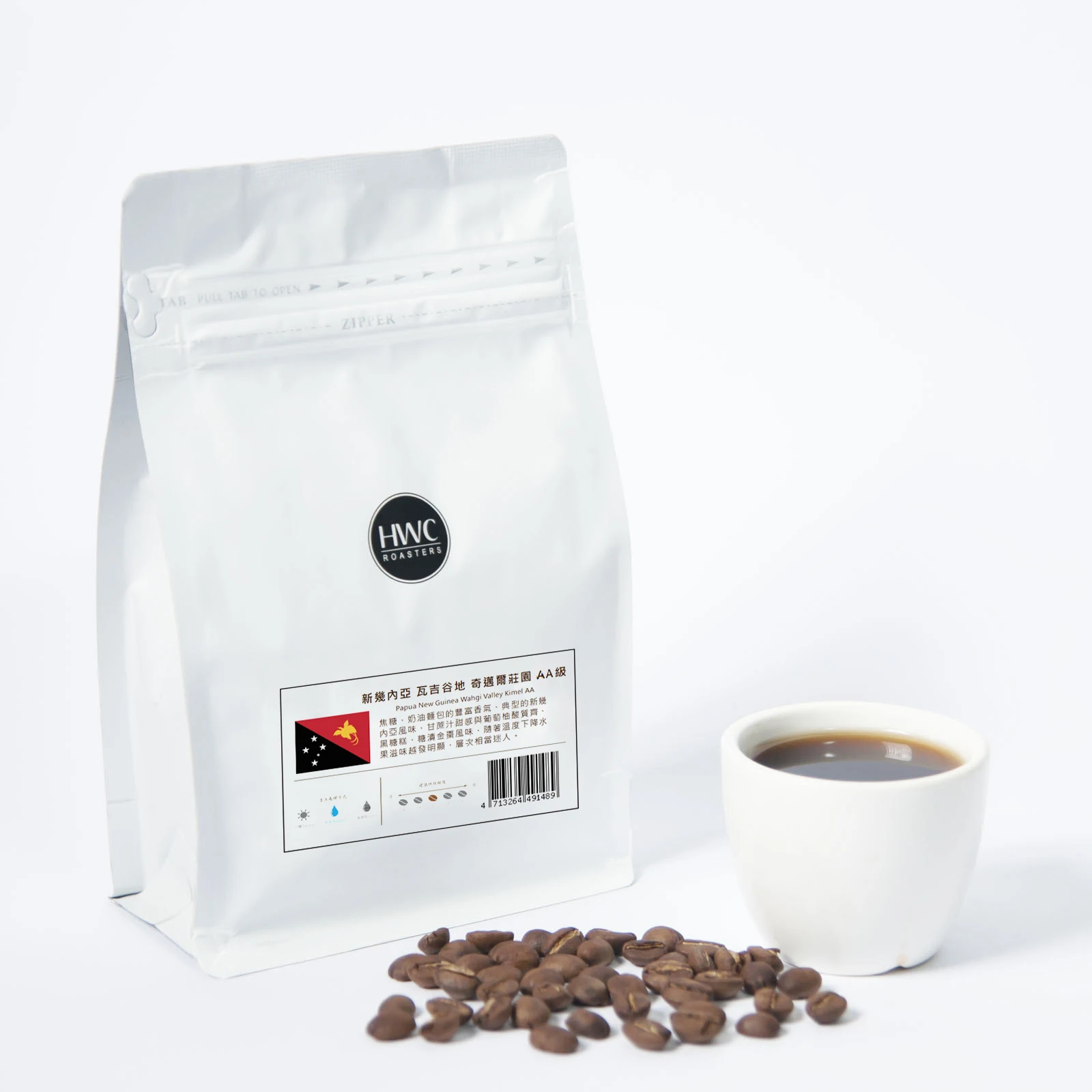 
 Папуа-Новая Гвинея Wahgi Valley Kimel AA Премиум качество жареные кофейные зерна OEM ODM индивидуальная этикетка  