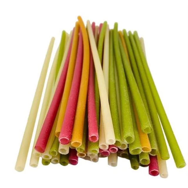 Wholesale eco friendly organic biodegradable edible rice flour straws from Viet Nam
