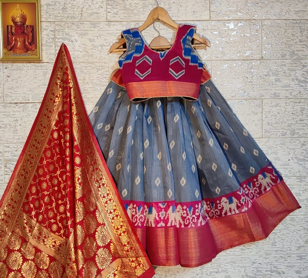 Детские lehenga Chaniya чоли эксклюзивный привлекательный вышитые традиционная