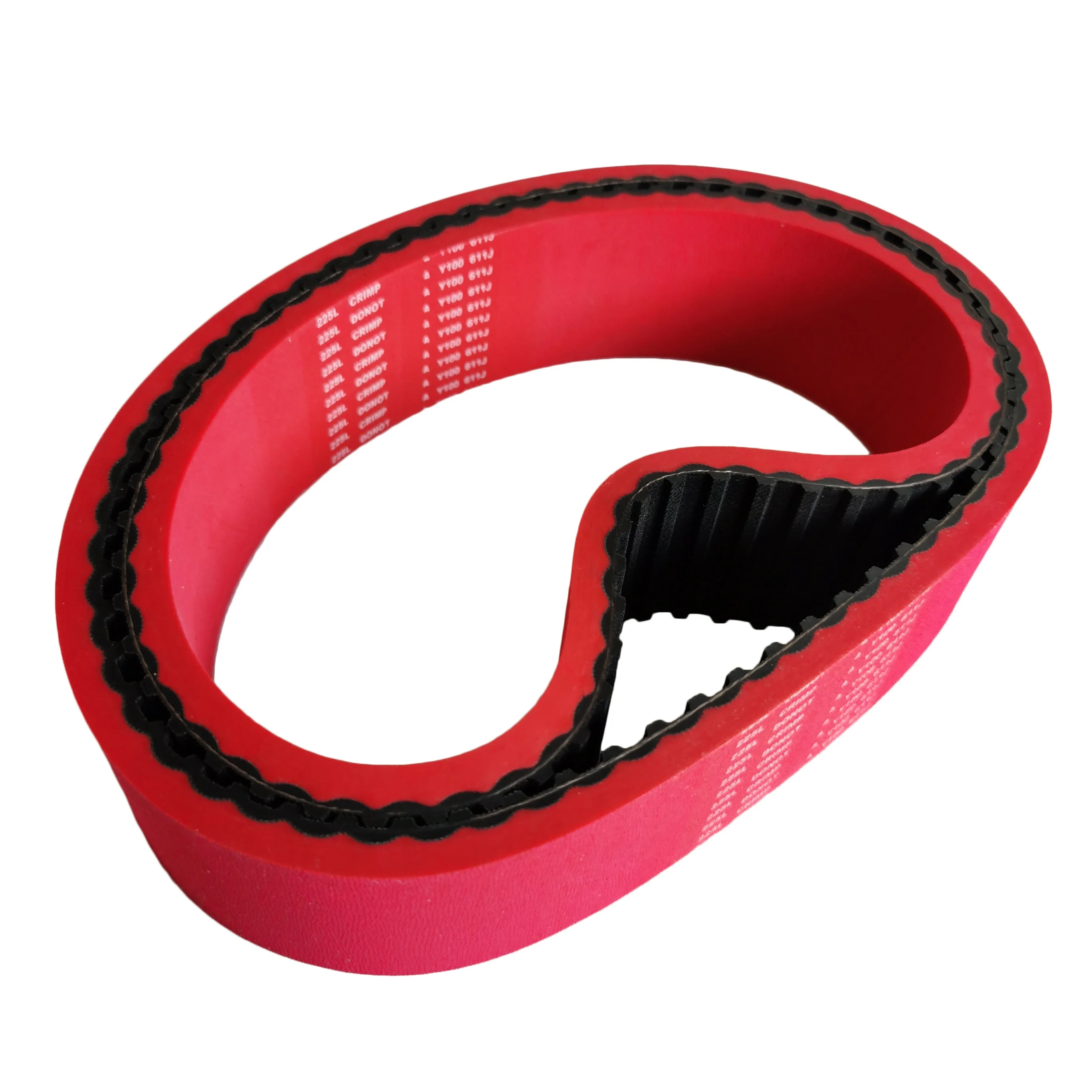 225L200 Vacuum Film Packing Machine Timing Belt Red Rubber Coating Timing Belt