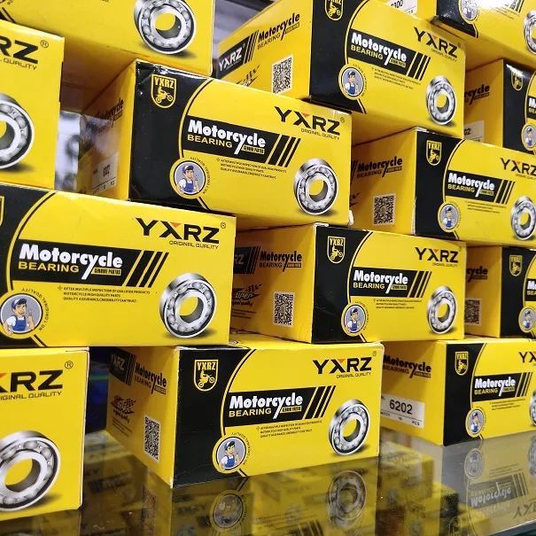 China motor bearing red color high speed moto engine bearing spare parts motorcycle deep groove ball bearing