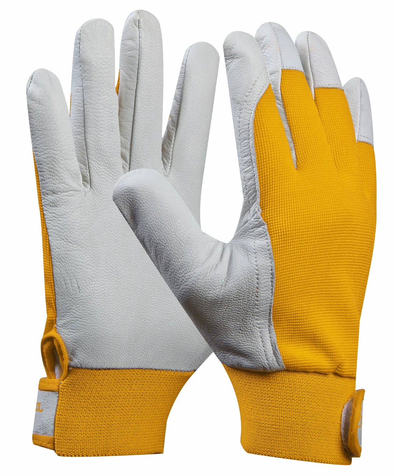 Combined leather glove with very high quality and with fully fleece lining