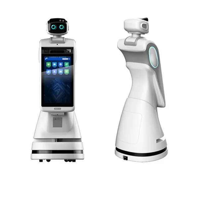 Sensor on the body Robot Kiosk Avoiding Automatically Made In Korea
