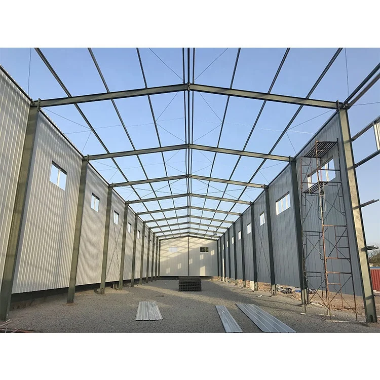Low Cost Industrial Shed Prefab Steel Warehouse