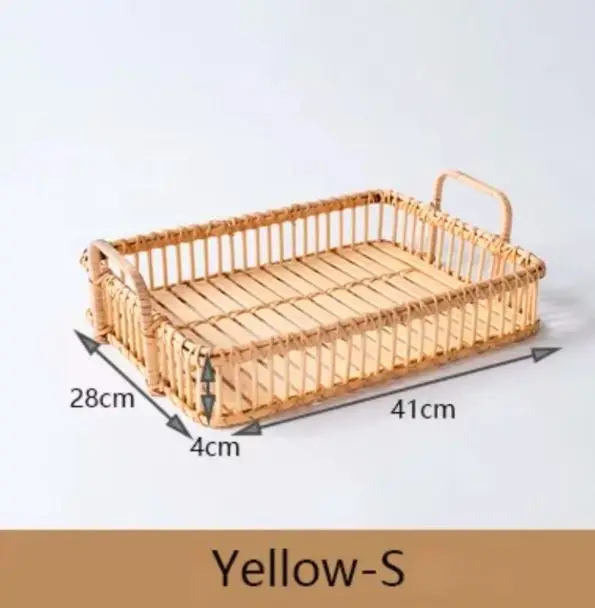 Поднос из ротанга в старинном стиле высокого качества с отделкой деревенском идеально подходит для ресторанов