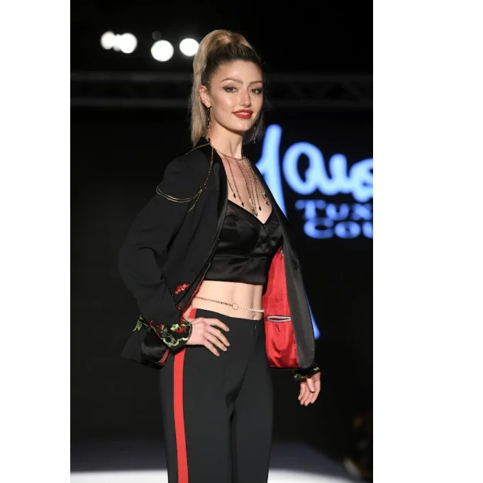 Превосходное качество, YANSI FUGEL | Женские костюмы и укороченный топ для смокинга leezс эргономичным дизайном