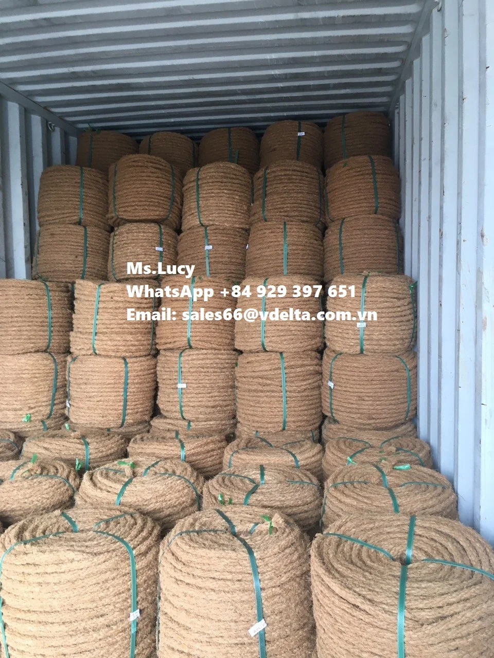 Вьетнамская Кокосовая веревка, натуральные кокосовые веревки из кокосового волокна, лучшее качество, Кокосовая Веревка Ms. Люси + 84 929 397 651