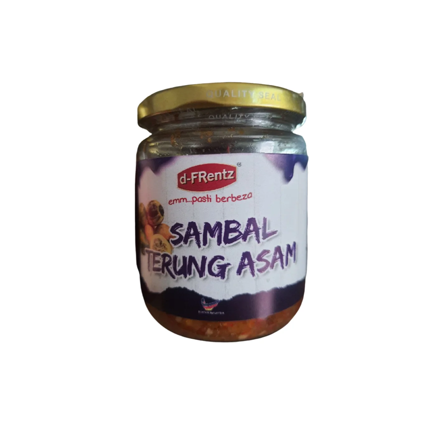 Hot Sale Sambal Terung Asam Sour Eggplant Sambal Dipping Sauce 185GM Muslim Friendly Halal Condiment to Complement Other Dishes