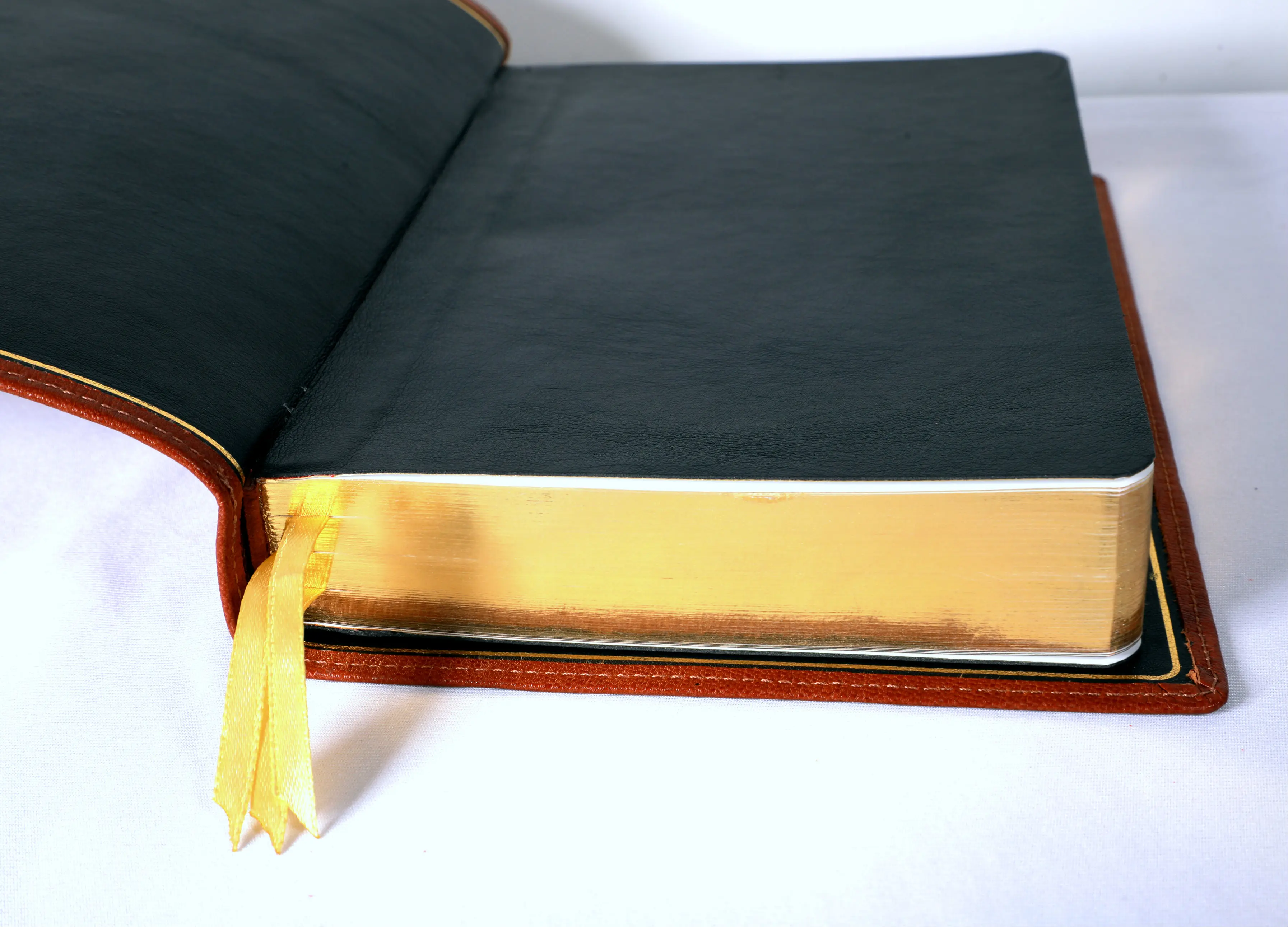 Bible /Genuine Leather Cover/ Bible Printing/ Hot Foil Stamping/ Blind Embossing/ Gold Edge Gilding