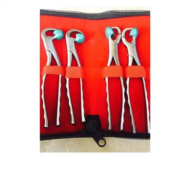 
Dental physics extraction forceps Medical high quality 4 pcs set dental extractions surgical instruments Adults/students 
