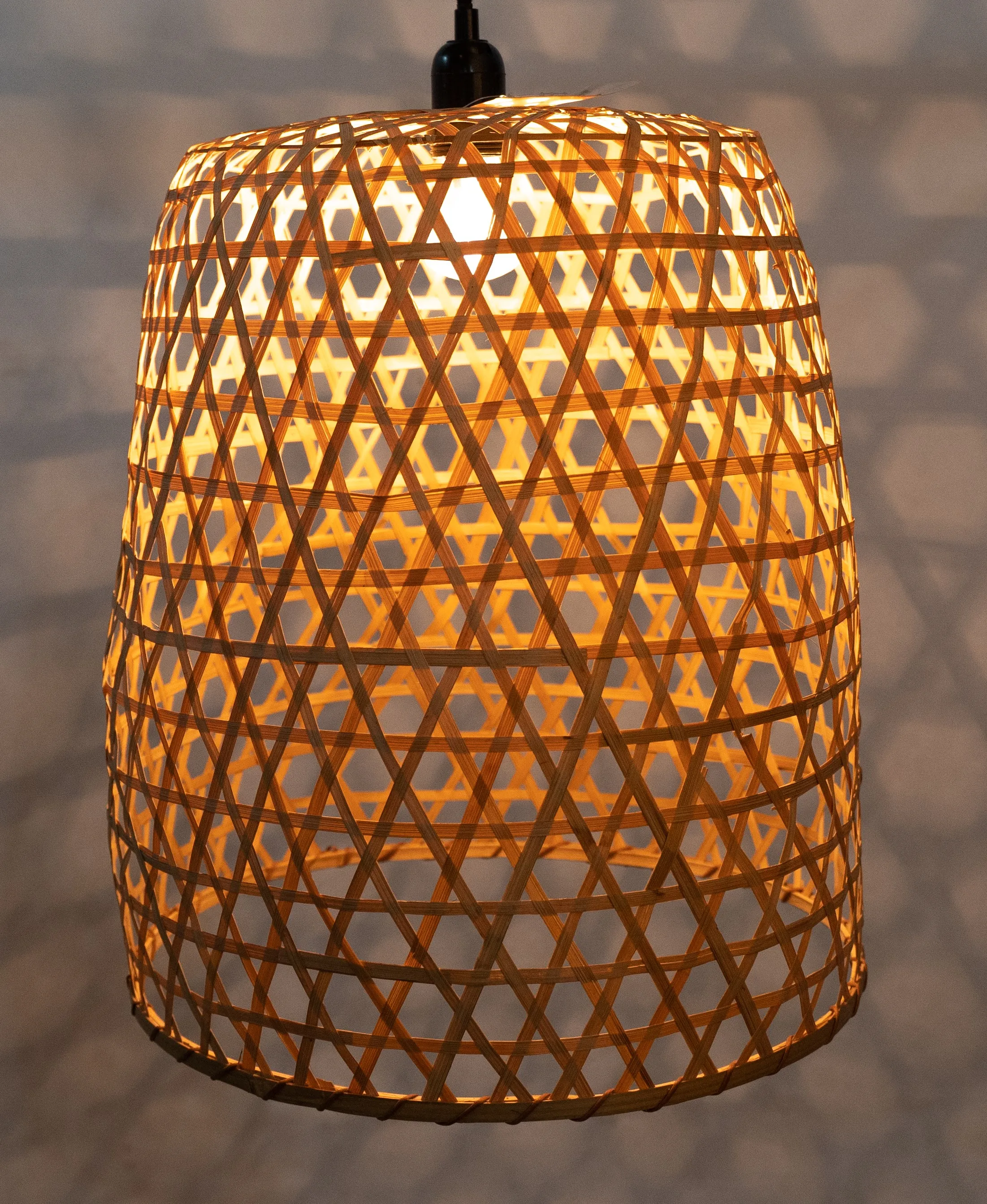 Renel New Design Country Village Natural Bamboo Hanging Lampshade For Lamp Made In Vietnam