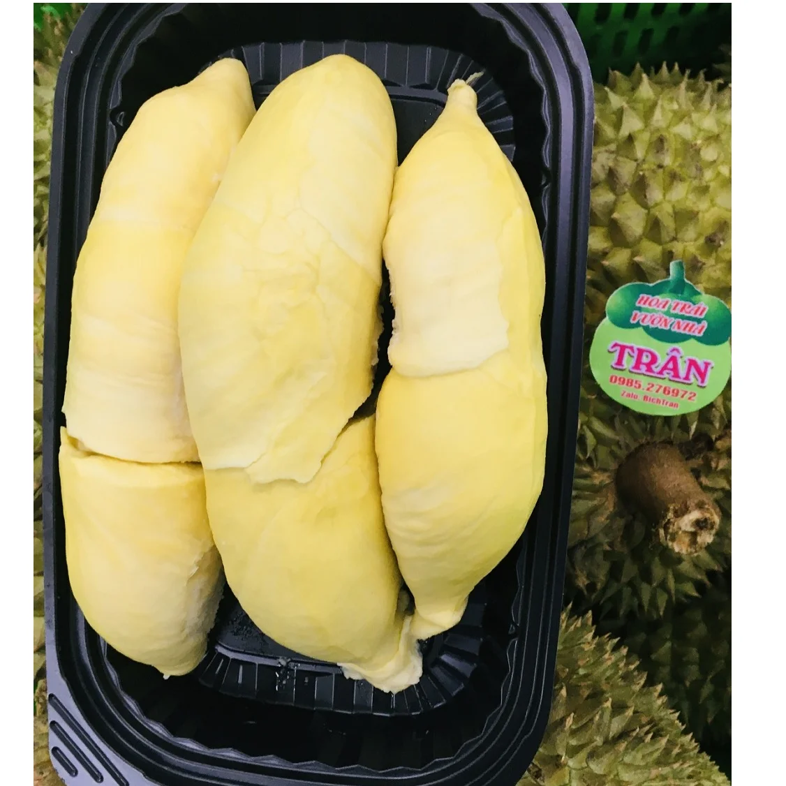 
West Of Vietnam Best Monthong Durian With Light Yellow Meat And Natural Smell Taste 