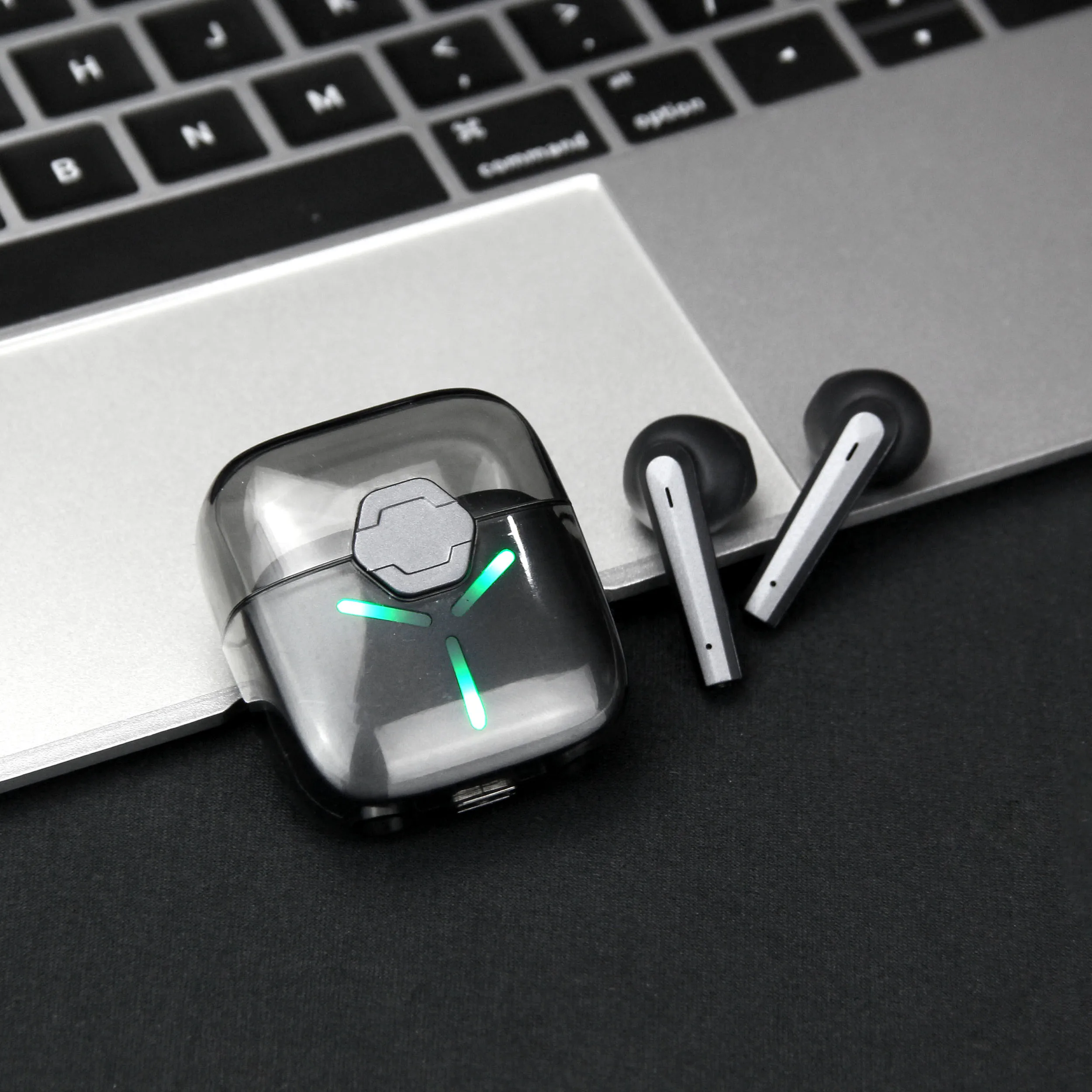 LED TWS earphones earbuds true wireless touch control waterproof TWS Popular Led Mobile Accessories BT 5.1 Wireless Earphones