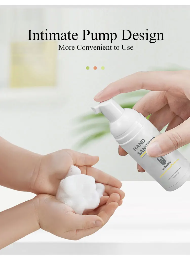 Baby and Child Adults Hand Soap Gentle Alcohol-Free Hand Cleaner, 24 Hour Protection 60ml