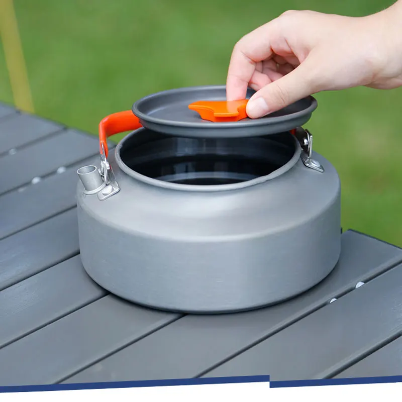 New Arrival Pots Japanese Aluminum Tea Hanging Portable Outdoor Cooking Kettle Camping