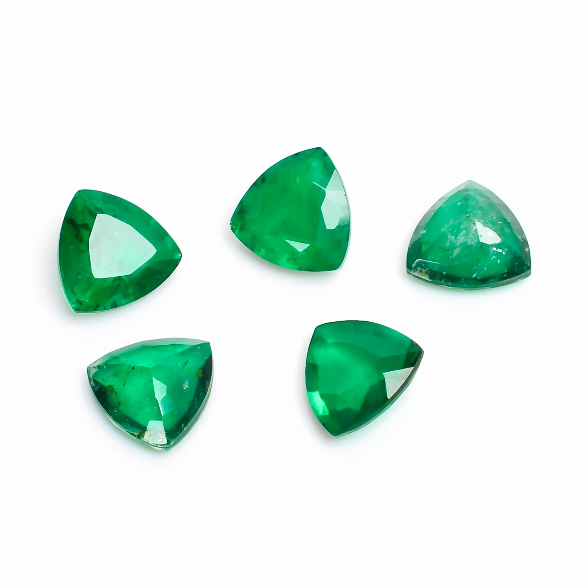 Emerald Doublet Cut Gemstone cushion pear oval radiant squire heart Hexagon fancy Round Shape  Gemstone Size Zambia emerald