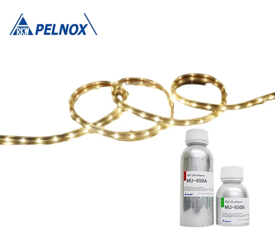 Resistance yellowing elastic clear urethane resins kits resins manufacturer, epoxy resin distributor for String Lights /MU-650