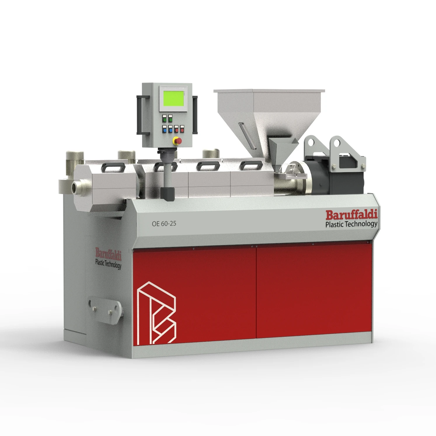 Top-quality Italian Single screw extruder for PVC plastic profiles