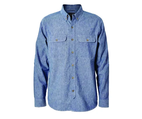 Устойчивые хлопковые мужские полосатые рубашки