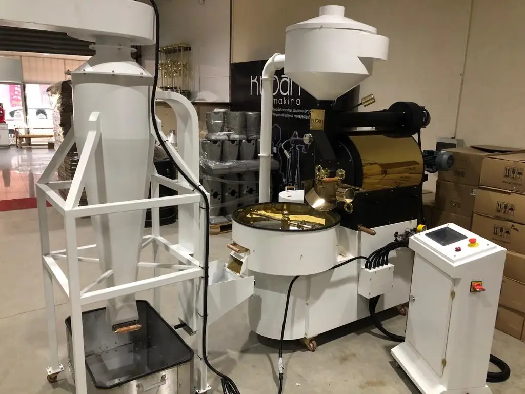 
3KG Coffee Roaster, Coffee Roasting Machine 3 KG Capacity, Shop Roasters, Professional Roasting Equipments by Kuban KBN1000M-3 