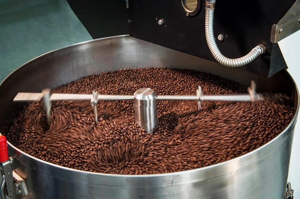 
ROASTED ARABICA COFFEE BEANS MAKING A CUP OF COFFEE AT HOME BRANDING ANTHAICAFE FROM VIET NAM COFFEE 