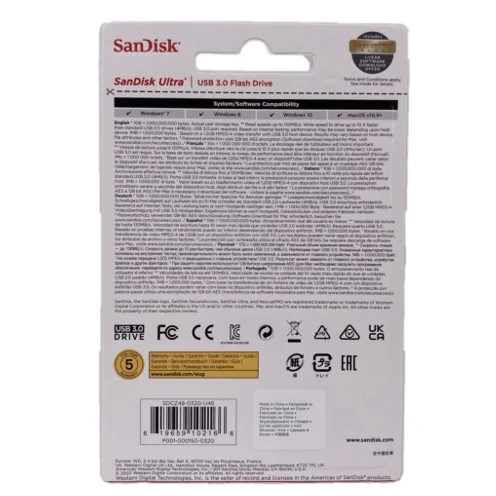 USB3.0 Flash Drive SDCZ48-016G-U46 R:130MB 16GB/32GB