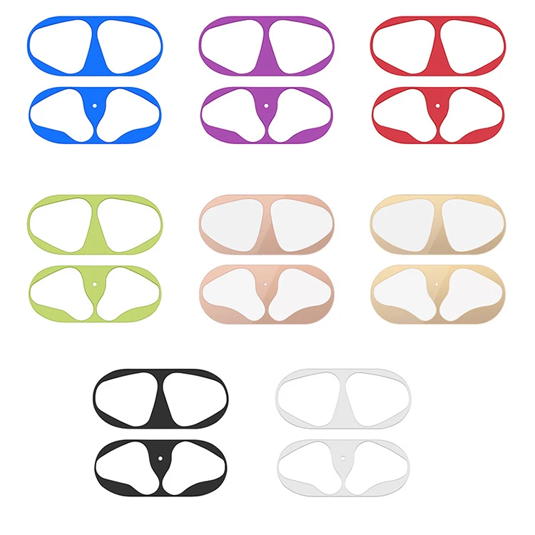 3 в 1 пылезащитный металлический стикер для Airpod аксессуары Airpods