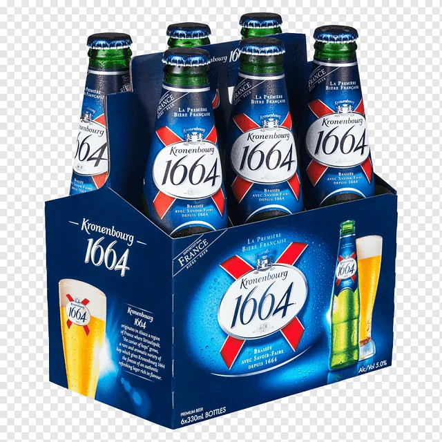 Kronenbourg 1664 Blanc 330ml X 24 Bottles. - Buy 33cl Can Beer,Lager Beer In Cans