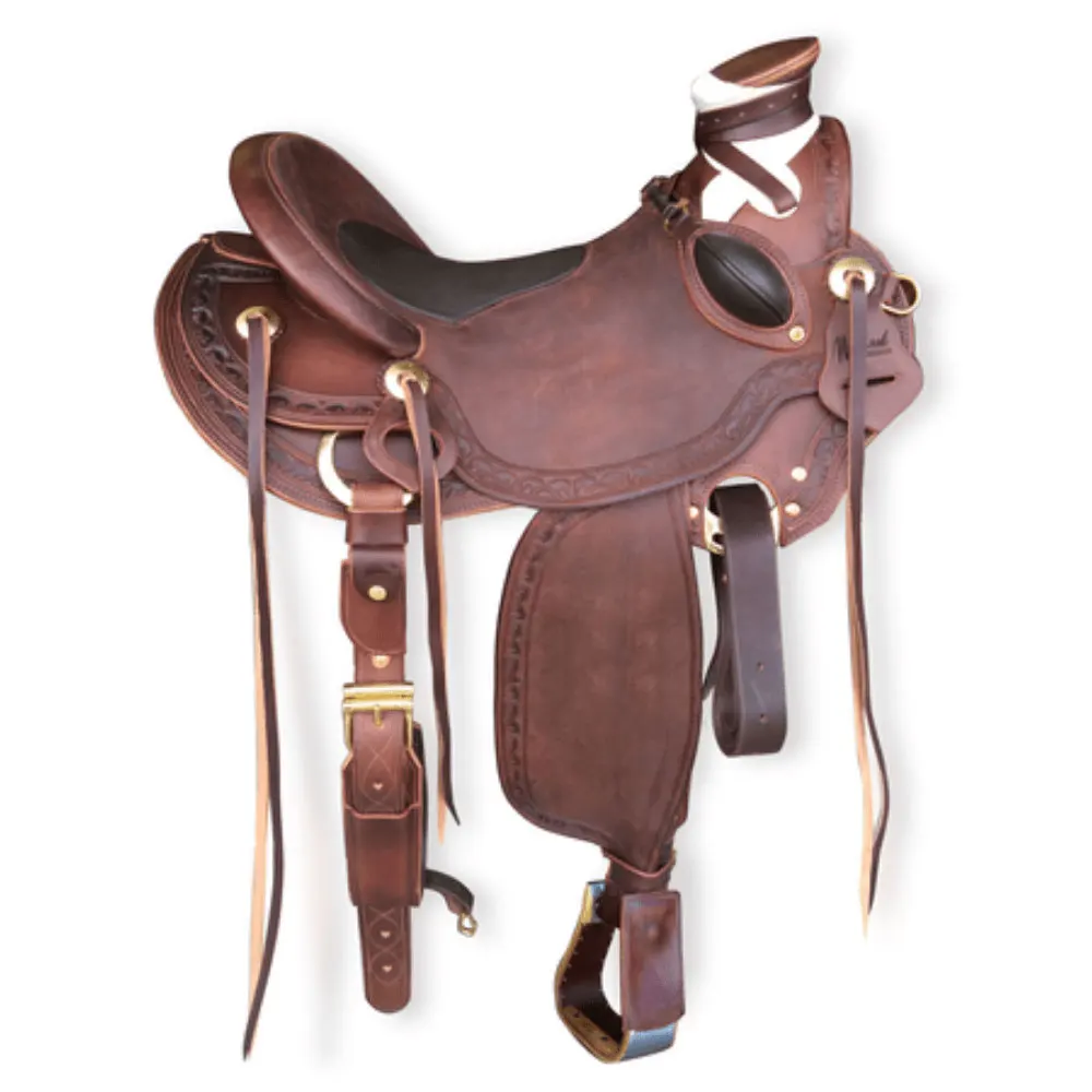 High Quality New Design 100% Leather Horse Saddle at Low Price