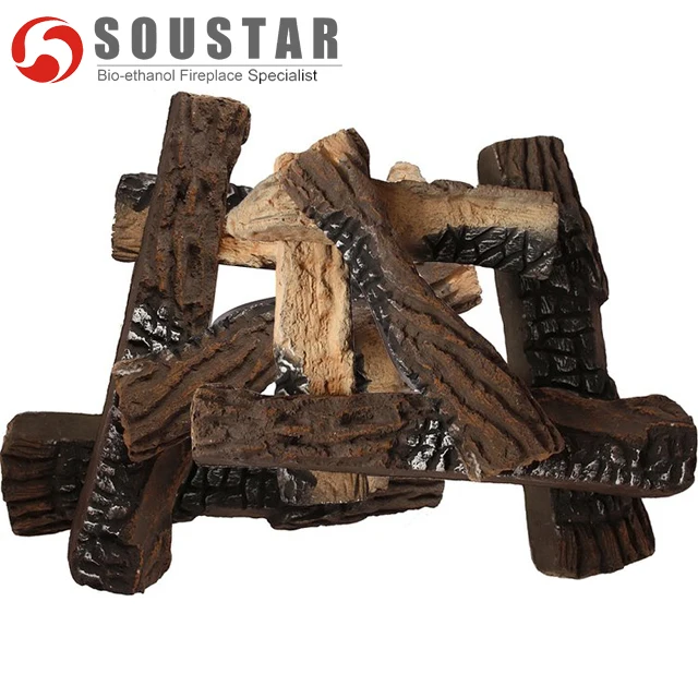 Аксессуары Freplace, керамические деревянные бревна для продажи