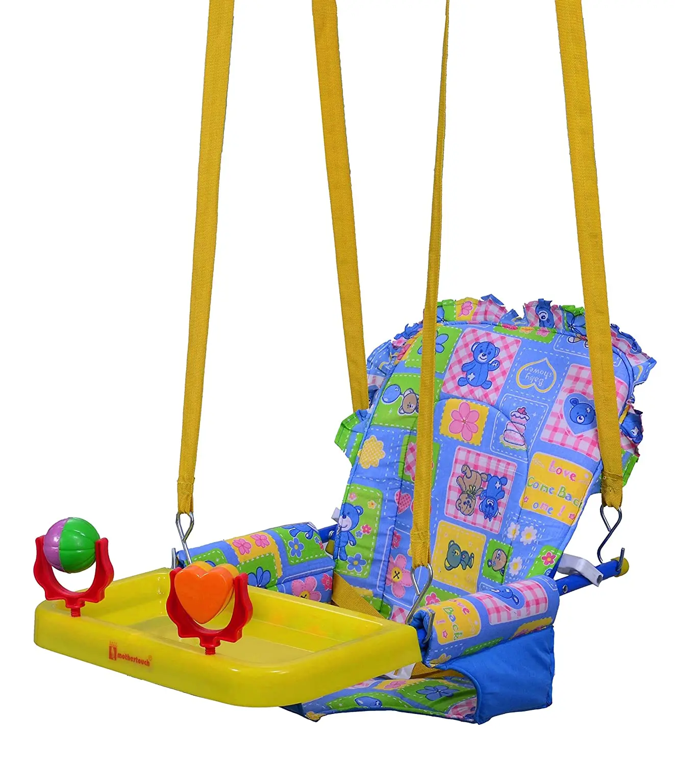 Высококачественные привлекательные Подвесные качели желтого цвета/Подвесные для внутреннего дворика