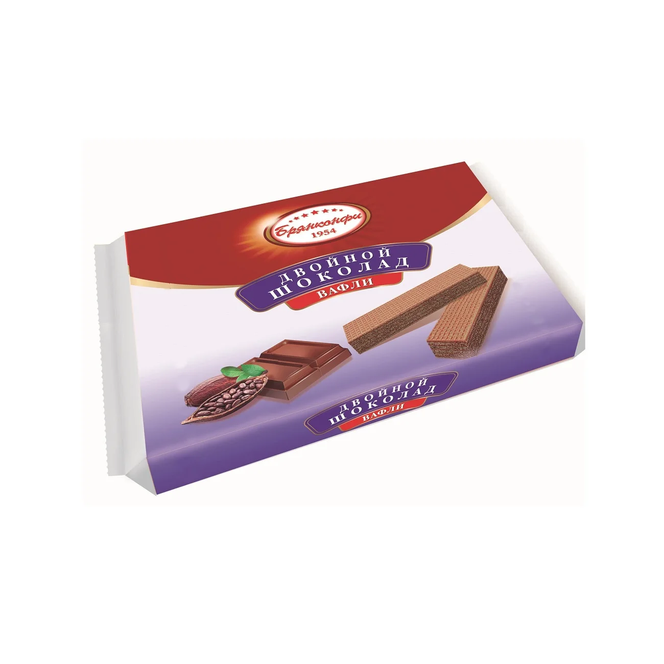 
Wholesale DOUBLE CHOCOLATE Waffles Delicate Crispy Wafers Biscuits With Rich Chocolate Flavor 1/45 