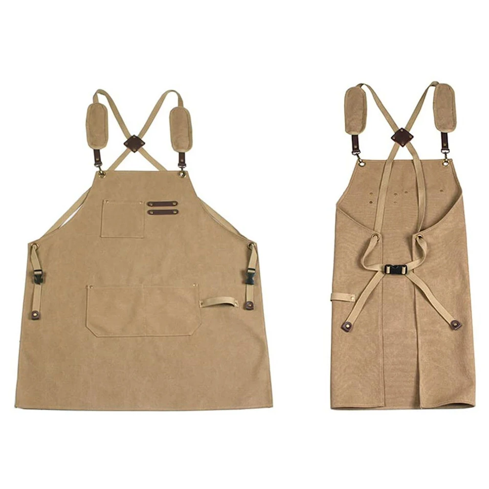High quality leather carpenter apron, BBQ leather baker apron, leather welding apron