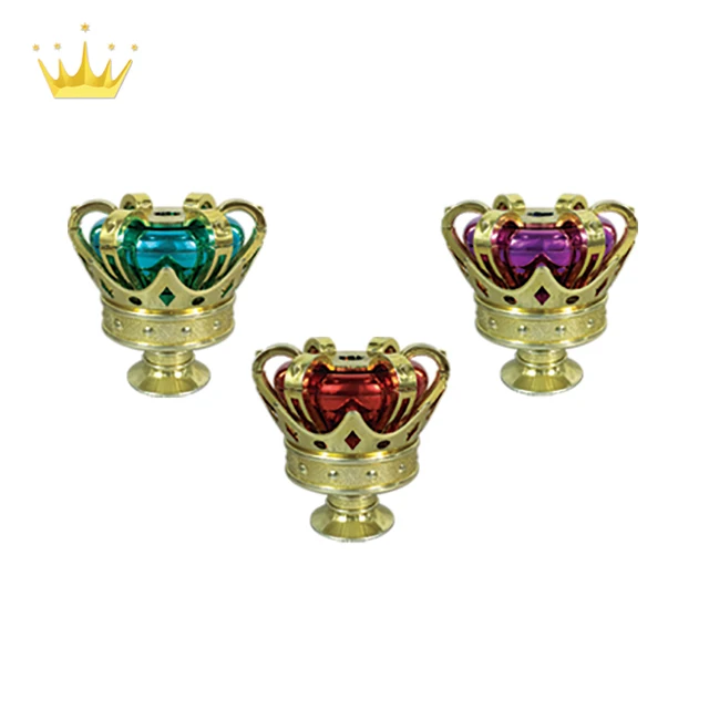 Crown Series 3D Poster Trophy Components Plastic Award Medals with Red Blue Purple Inner Parts Craft Model