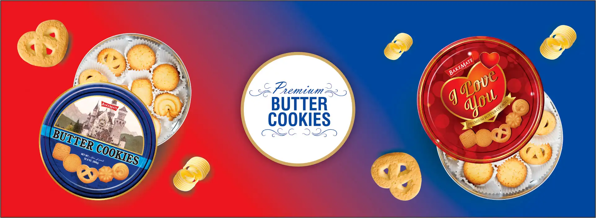 Premium Butter Cookies at wholesale price