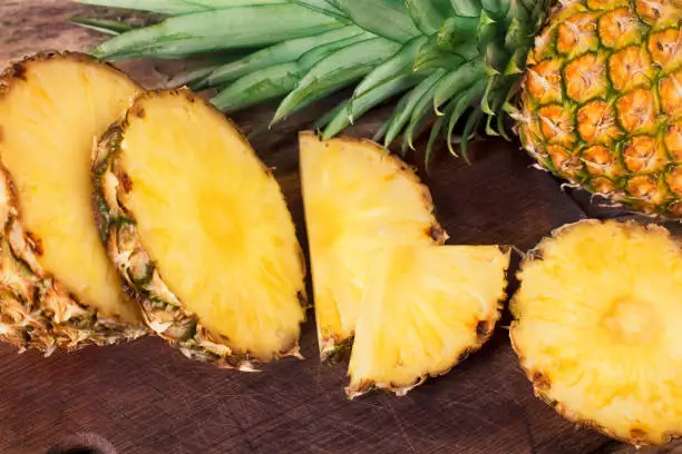 Top Quality Kinds of IQF frozen fruit Pineapple