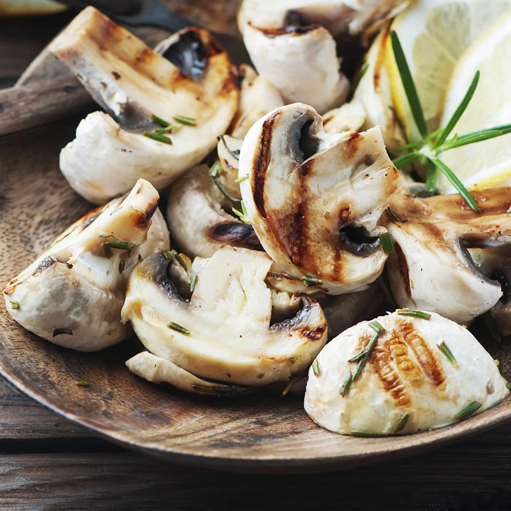 Italian top quality grilled champignons 185g pickle jar condiment in sunflower oil appetizer platters for export