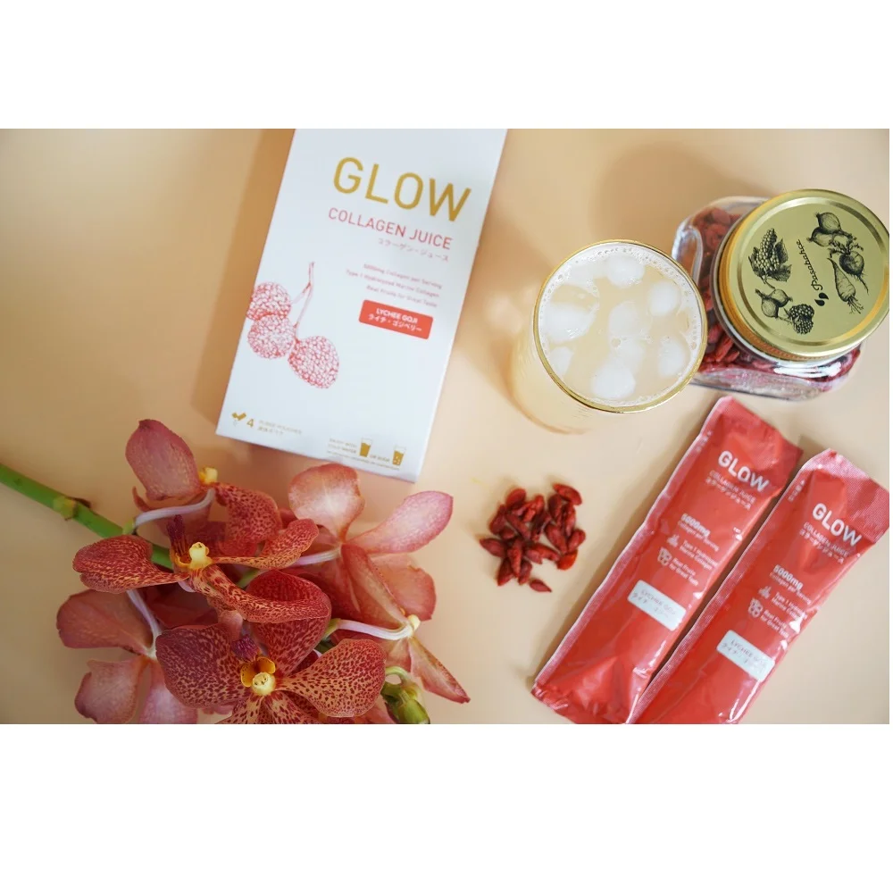 100% Pure Sugar-Free Fresh Lychee Goji Collagen Fruit Nectar Concentrate Pulp for Juice or Beverages to brighten skin