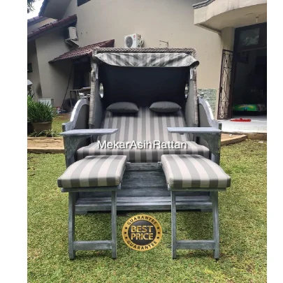 Современный антикварный деревянный плетеный стул для пляжа