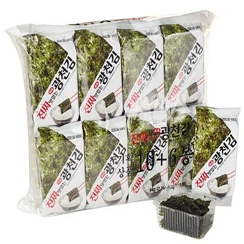 Korean seaweed Kwangcheon for Lunch box Roaste , seasoned laver norishushi seaweed original taste 4g*3/pack