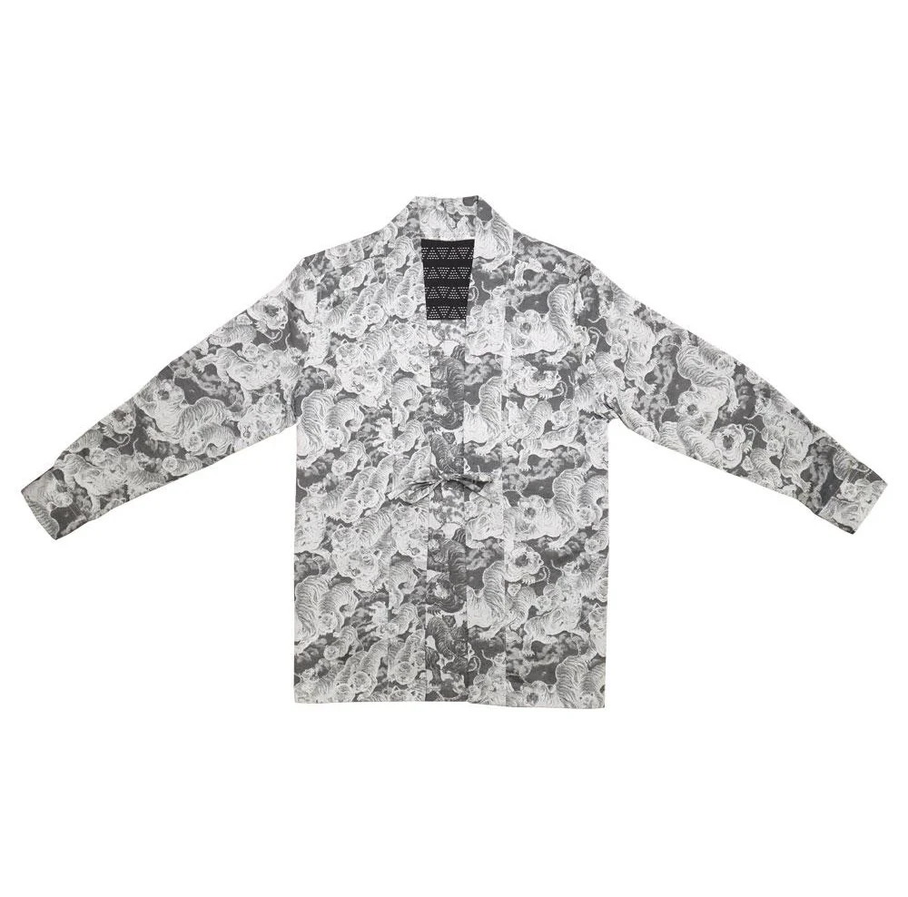 TIGER PATTERN HANTEN SHIRT Japanese menswear high quality fabric