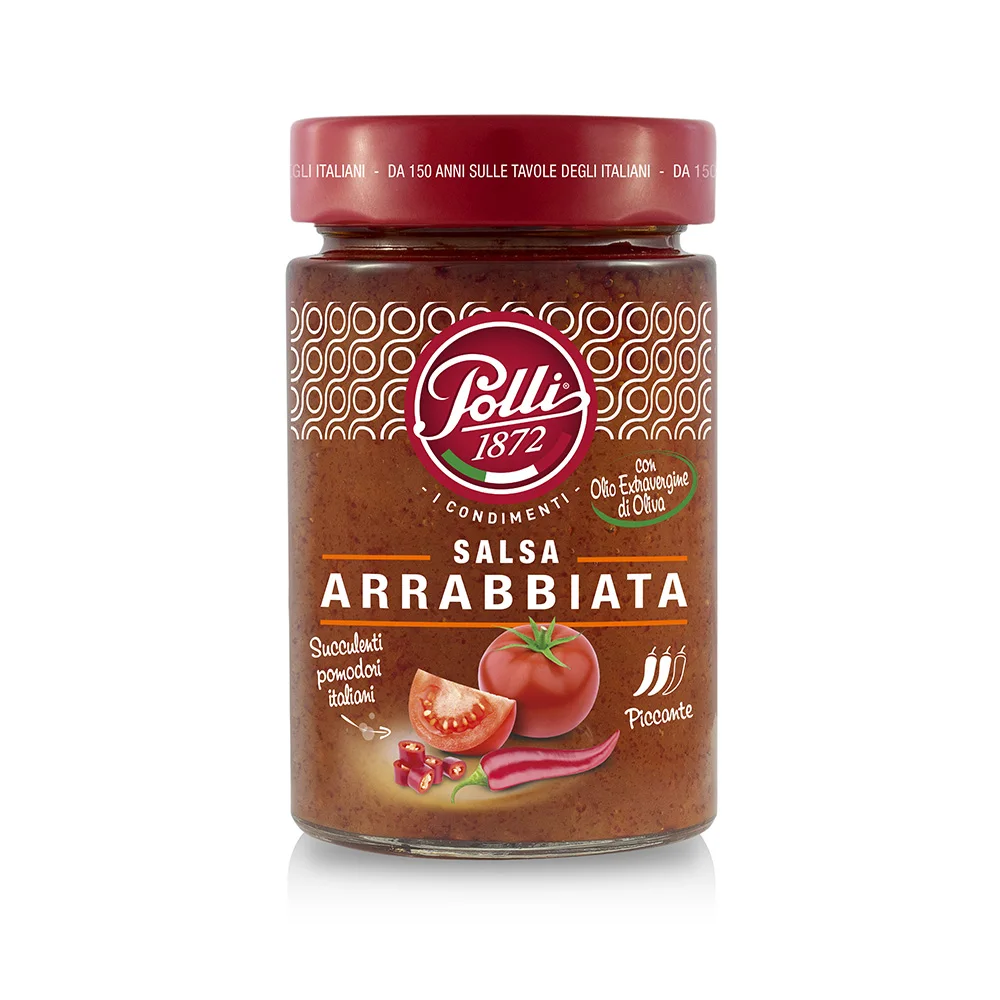 Hot sales 190 g mason jar 3 years shelf life BRC spicy tomato chili sauce pasta topping for sale