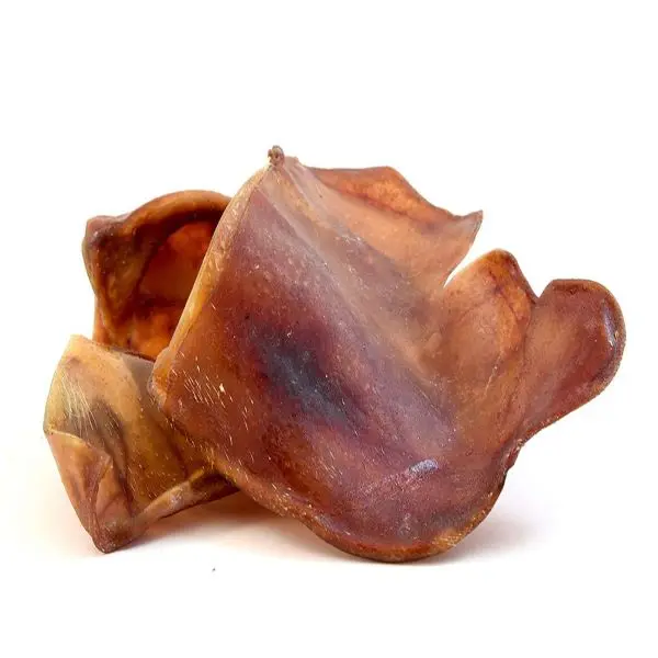 
Quality dog food dental snack real pig ears dried 