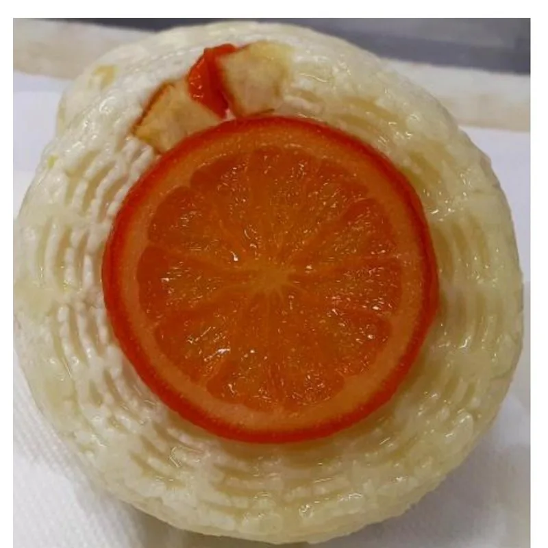 High Quality Italian candied ORANGE sheep milk fresh Unripened cheese 2kg Vacuum Pack ready for export