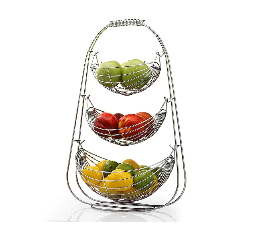 Good Table Decorative Iron Fruit Basket Wholesale Exporter New Design Handmade Iron Basket for Fruit Manufacturer from India