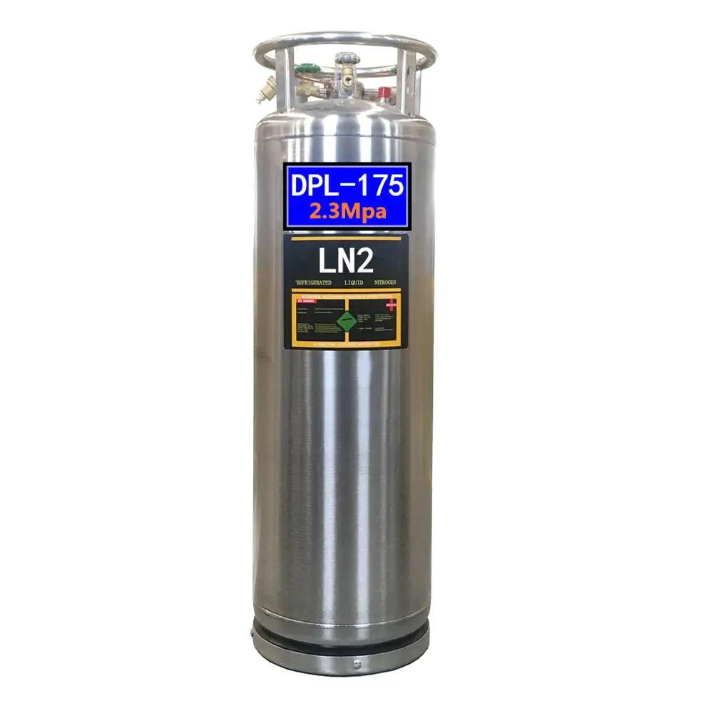Жидкий азот контейнер Dpl 175L Китай сварки LO2 LCo2 Dewar колбы лабораторные цена Танк цилиндр